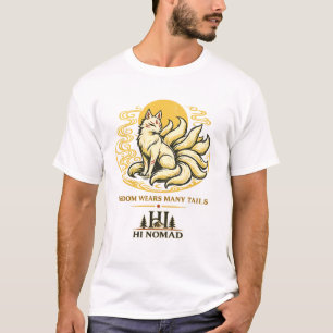 HI NOMAD – Kitsune Spirit Japanese Nine-Tailed F T-Shirt