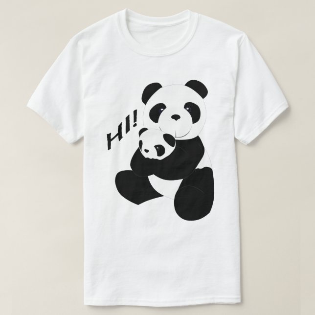 Hi Panda T-Shirt (Design Front)
