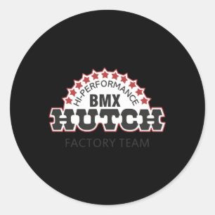 Hi-Perforce Bmx Hutch Classic Round Sticker