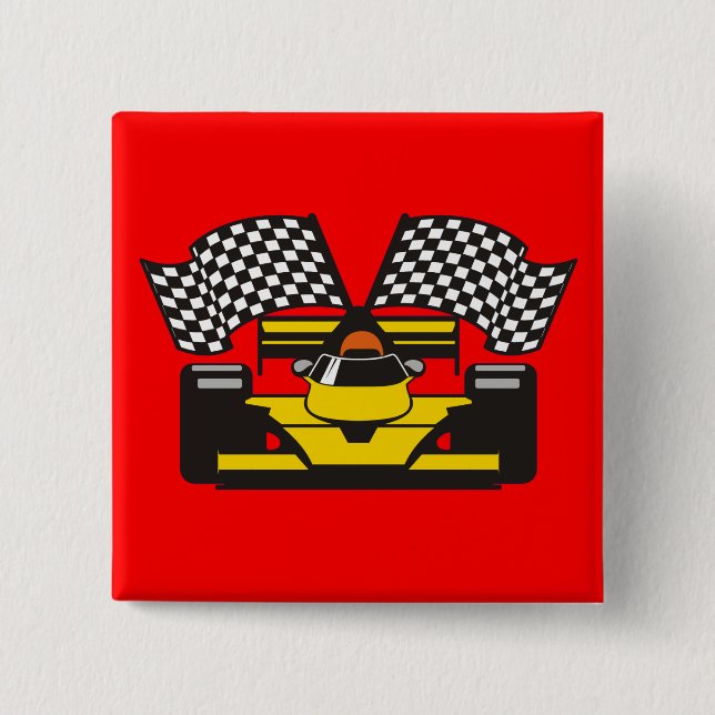 Hi Performance Driver 15 Cm Square Badge (Front)