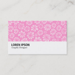 Hi-Phi - 0100 - Pink Floral Business Card