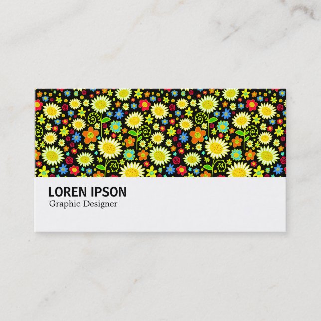 Hi-Phi - 0114 - Spring Flowers Business Card (Front)