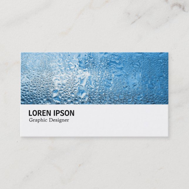 Hi-Phi - 0168 - Cool Blue Water Business Card (Front)