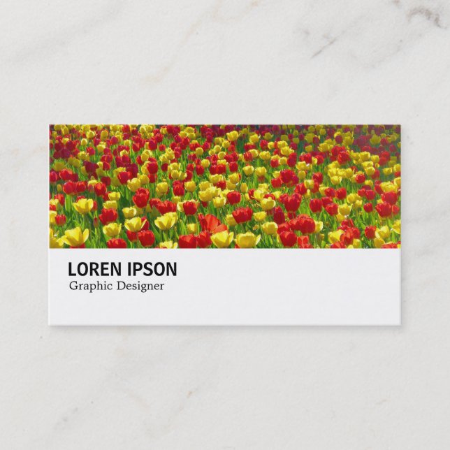 Hi-Phi - 0187 - Sea of Tulips Business Card (Front)