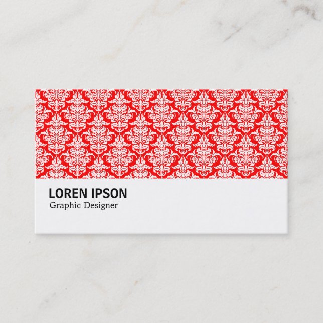 Hi-Phi - 0216 - Damask Pattern Business Card (Front)