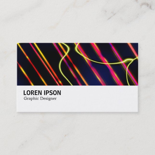 Hi-Phi - 022 - UFO Light Trails Business Card (Front)