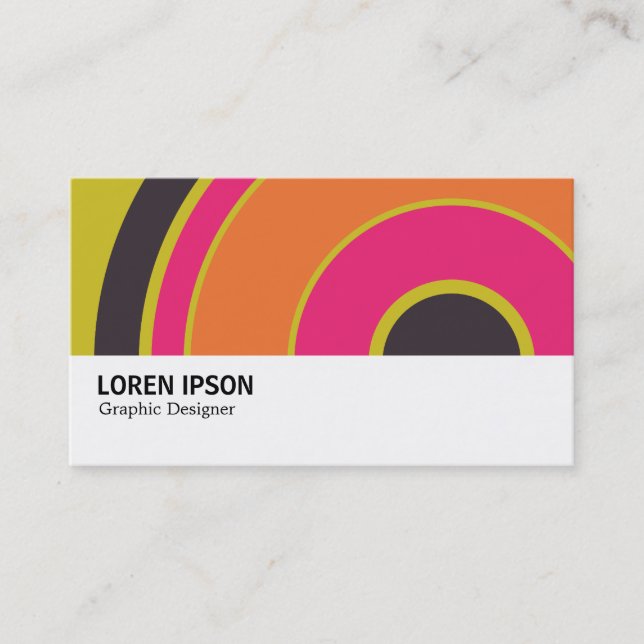 Hi-Phi - 0321 - Colourful  Circle 06 Business Card (Front)