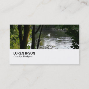 Hi-Phi - 032 - Swan on the River Taff Business Card