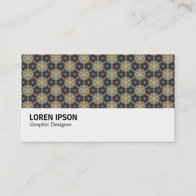Hi-Phi - 0337 - Geometric Pattern 014 Business Card (Front)