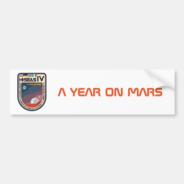HI-SEAS IV Bumper Sticker (Front)