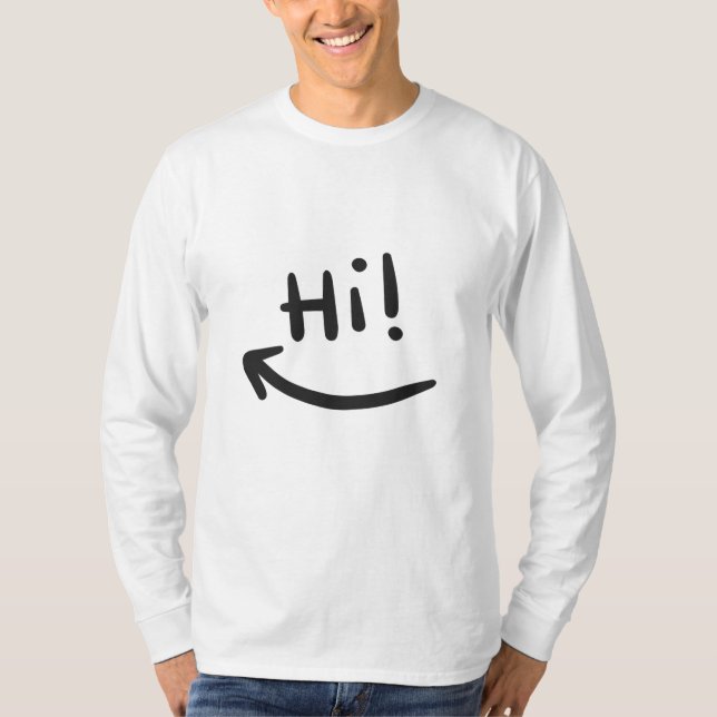 Hi smiling T-Shirt (Front)