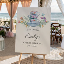 Hi Tea For the Bride Wildflower Bridal Shower