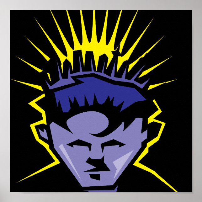 Hi-Tech Brain Poster (Front)