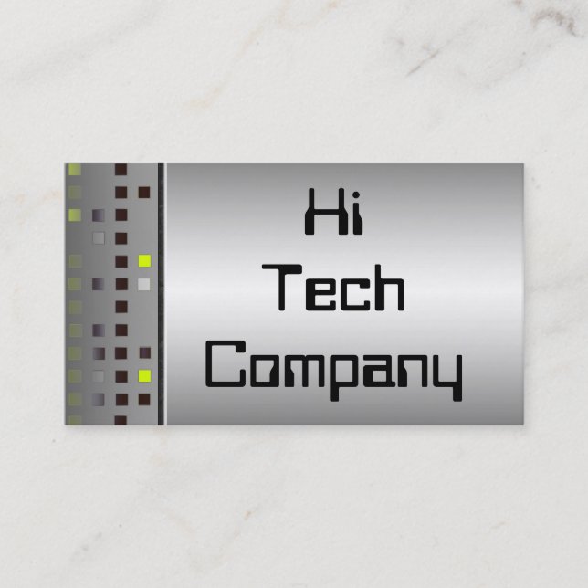 Hi Tech Business Cards (Front)