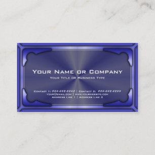 Hi Tech Faux Metallic Card Version 1 with Photo