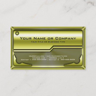 Hi Tech Faux Metallic Card Version 3 with Logo
