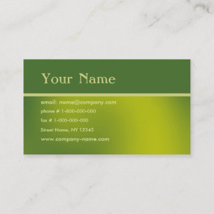 Hi-Tech - Green Business Card