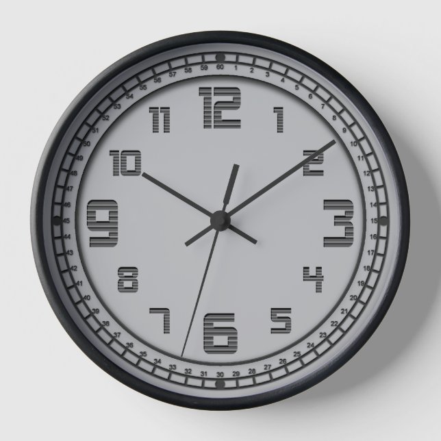 Hi-Tech Wall Clock (Front)