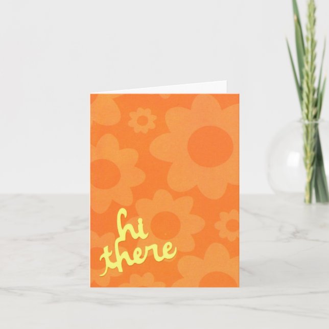 Hi There Note Card (Front)