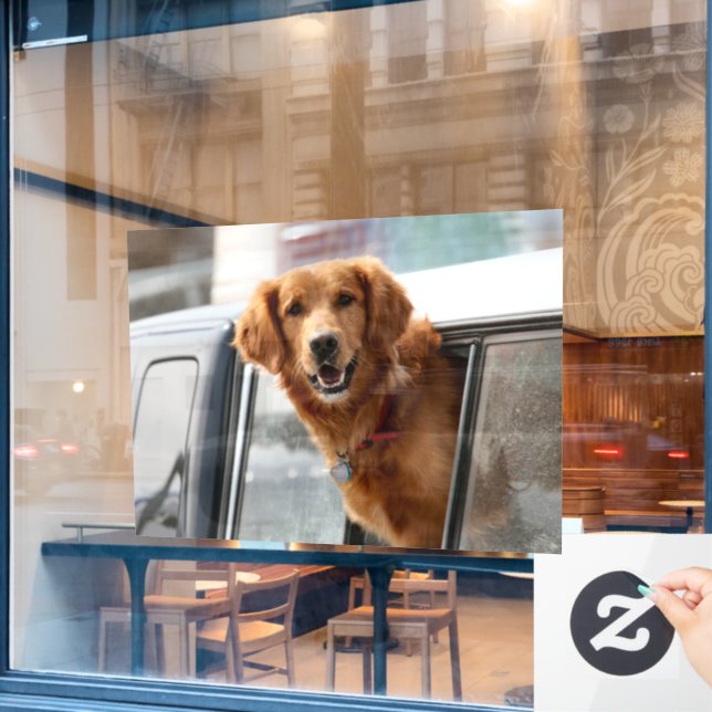 Hi Window Cling (Cafe Window)