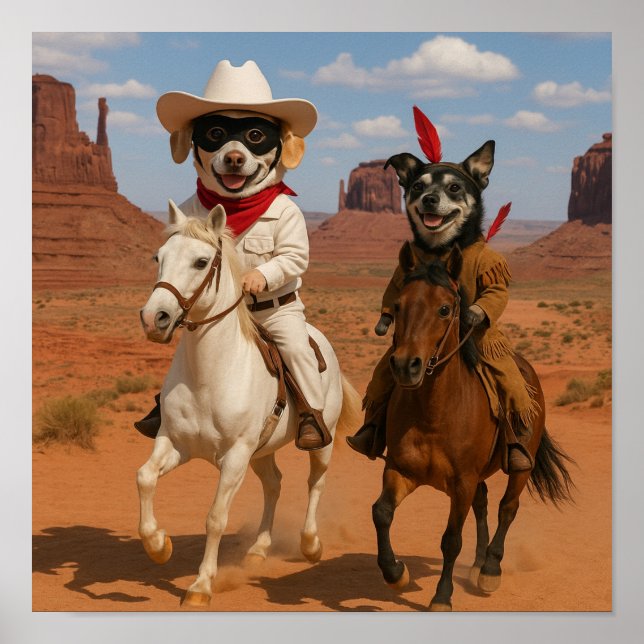 "Hi-Yo, Silver, Away!" Poster (Front)