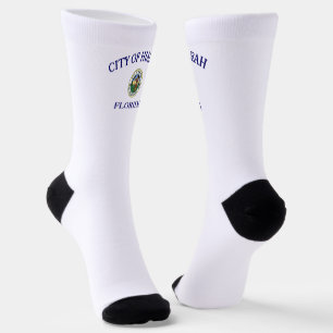 Hialeah (Florida) city flag Socks