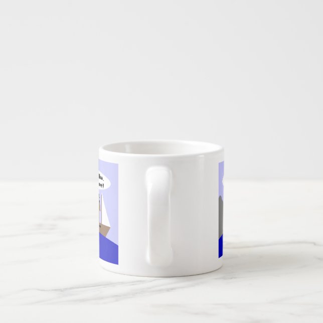 Hiawatha, I'm Home Espresso Cup (Back)