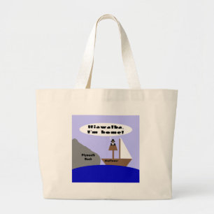 Hiawatha, I'm Home Large Tote Bag