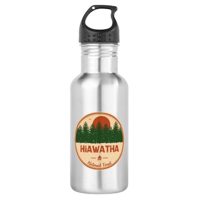 Hiawatha National Forest 532 Ml Water Bottle (Front)