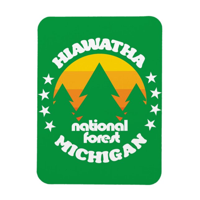 Hiawatha National Forest Magnet (Vertical)
