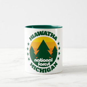 Hiawatha National Forest Two-Tone Coffee Mug
