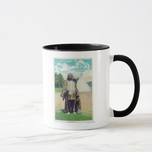 Hiawatha Portrait # 2 Mug (Right)