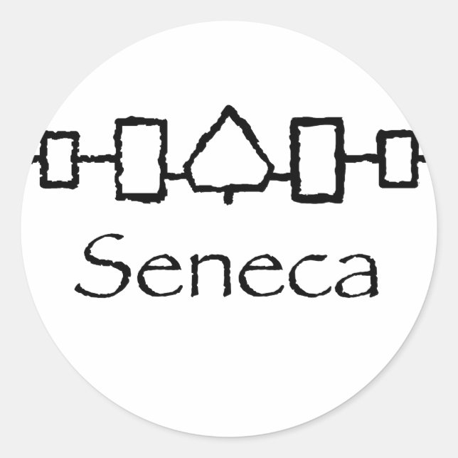 Hiawatha-Seneca02 Classic Round Sticker (Front)