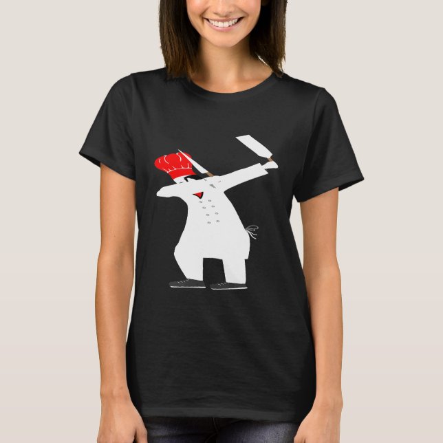 Hibachi Dab Hibachi Chef Asian Japanese Cuisine T-Shirt (Front)