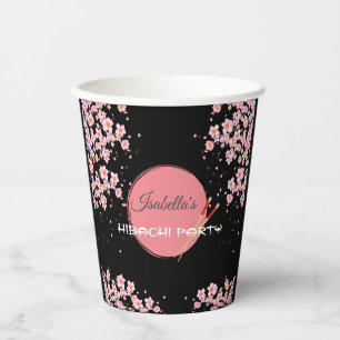 Hibachi Japanese Dinner Birthday Party  Paper Cups