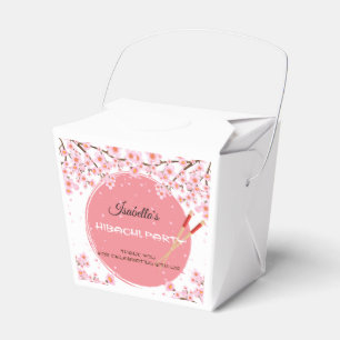 Hibachi Japanese Dinner Birthday Party Take Out Favour Box