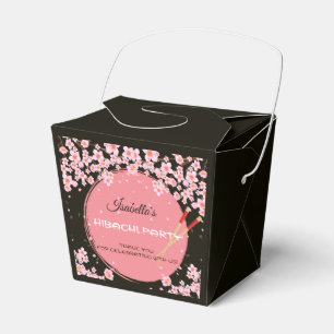 Hibachi Japanese Dinner Birthday Party Take Out Favour Box