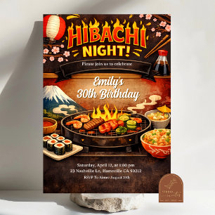 Hibachi Night Invitation