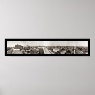 Hibbing MN Panoramic Photo 1914 Poster