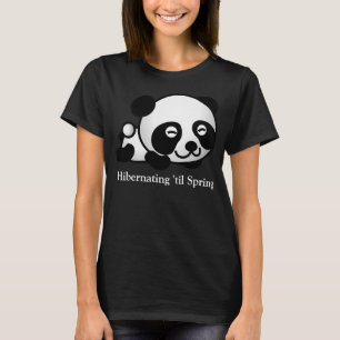 Hibernation Cute Sleeping Panda T-Shirt