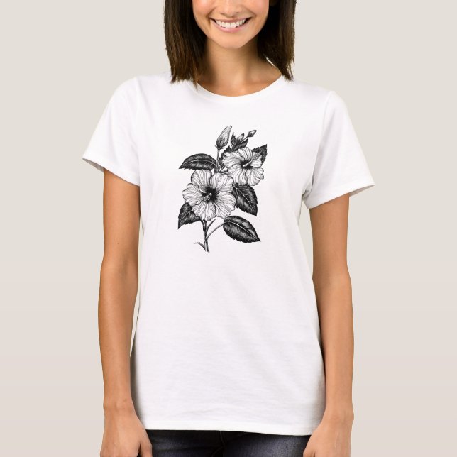 Hibiscus 2 T-Shirt (Front)