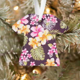 Hibiscus Aloha Shirt Ornament
