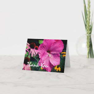 Hibiscus And Friends Flower Thank You Card