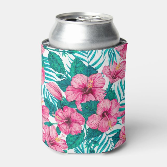 Hibiscus and palm leaves can cooler (Can Front)