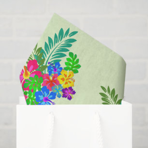 Hibiscus Art Swag  Tissue Paper