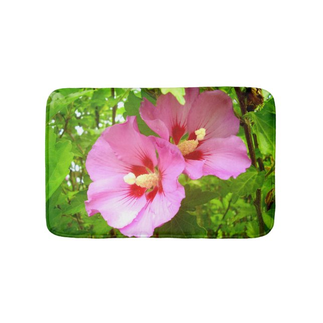 Hibiscus Bath Mat (Front)