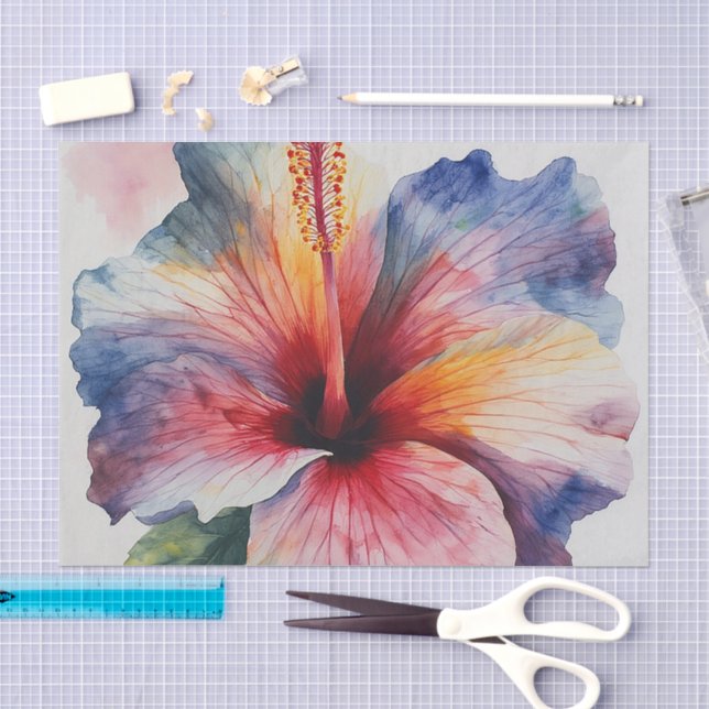 Hibiscus Bloom Tissue Paper (Craft)