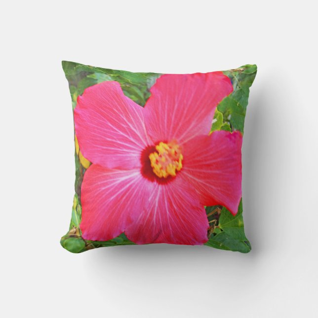Hibiscus Blossom Cushion (Front)