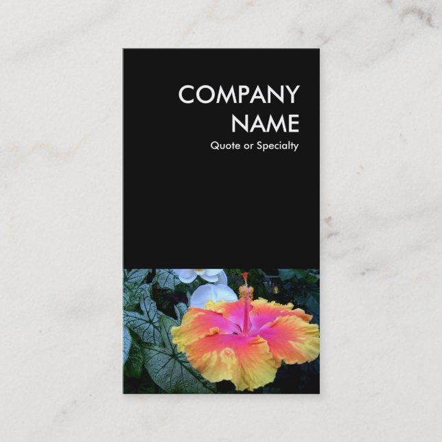 hibiscus business card (Front)