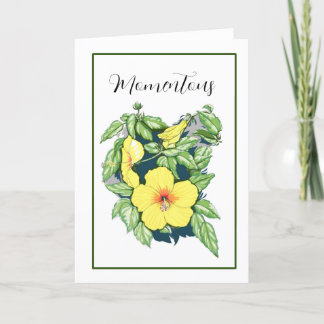Hibiscus card